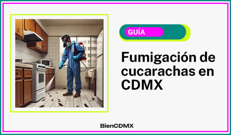 servicio de fumigación de cucarachas en CDMX